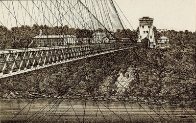 New Suspension Bridge by English School