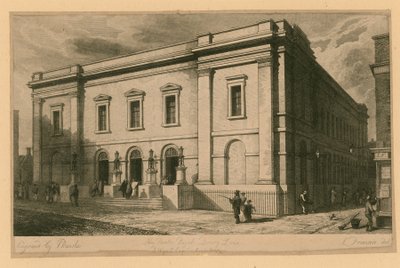 New Theatre Royal, Drury Lane, London; B Wyatt, Architect by English School