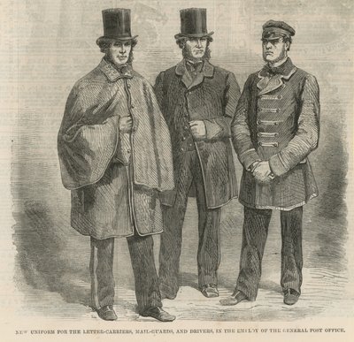 New Uniforms for Post Workers at the General Post Office by English School