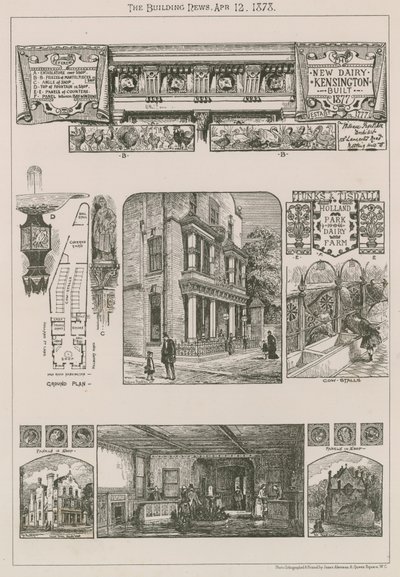 New dairy, Kensington, built 1777 by English School