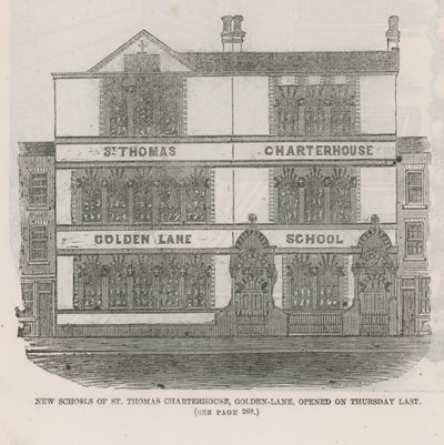 New schools of St Thomas Charterhouse by English School