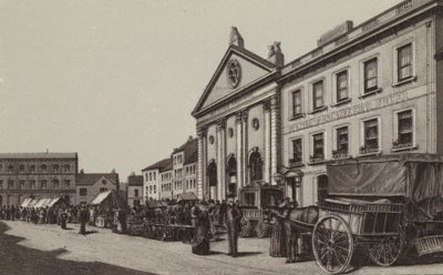 Newbury: Corn Exchange & Market Place by English School