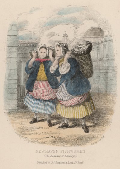 Newhaven fishwomen, Edinburgh by English School