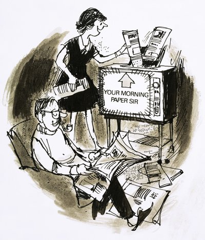 Newspapers via Television by English School