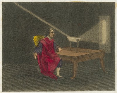 Newton Discovering the Nature of Light by English School