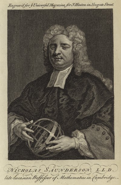 Nicholas Saunderson, L.L.D. by English School