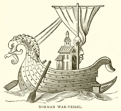 Norman War-Vessel by English School