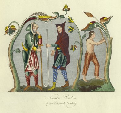 Norman rustics of the 11th Century by English School