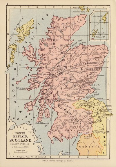 North Britain, Scotland, Saxon Period by English School