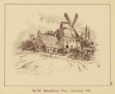 Nun Mill, Bishopthorpe Road, Demolished 1882 by English School