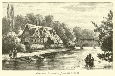 Nuneham Backwater, from Hall Field by English School
