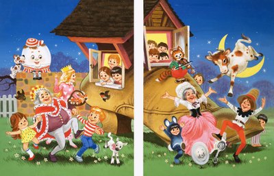 Nursery Rhyme Characters by English School