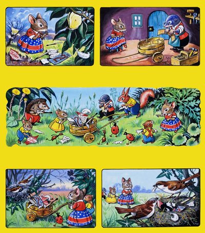 Nursery Animals by English School