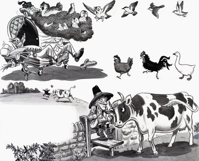 Nursery Rhyme Illustration by English School