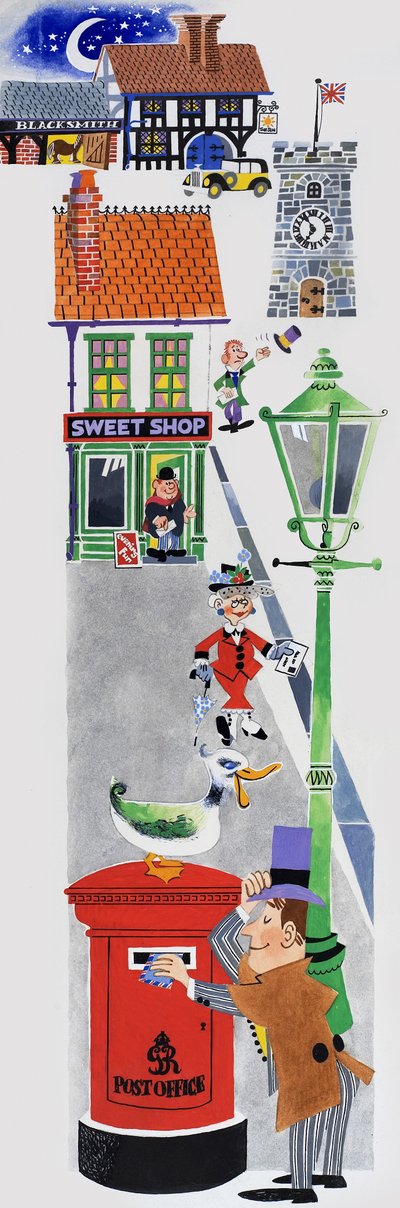 Nursery Rhyme Illustration by English School