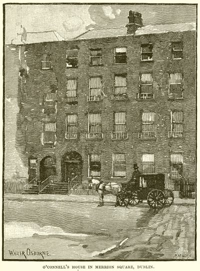 OConnells House in Merrion Square, Dublin by English School