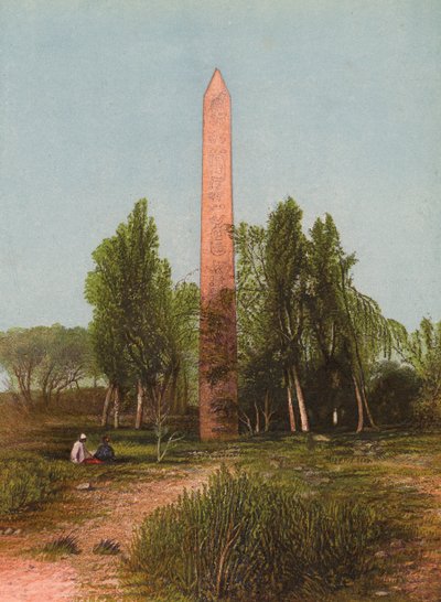 Obelisk at Heliopolis, On, Aven, or Bethshemesh, Genesis XLI, 45_Jer XLIII,13_Eze XXX17 by English School