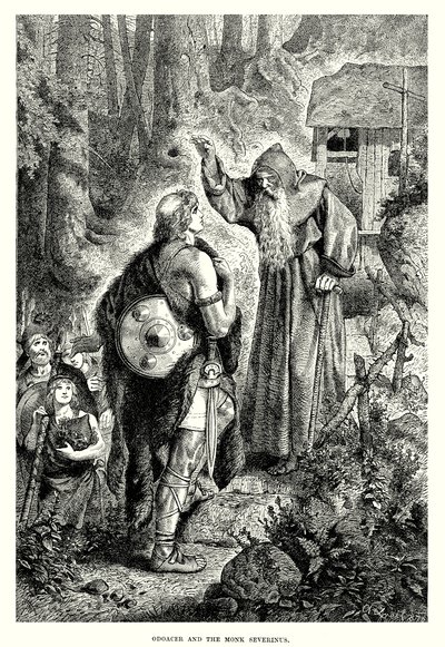 Odoacer and the Monk Severinus by English School