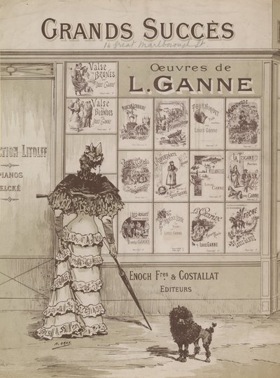 Works of L. Gannes by English School