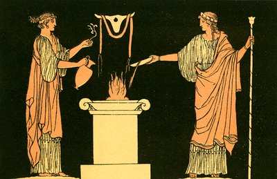 Offerings to the Dead by English School