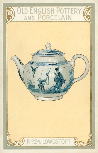 Old English Pottery and Porcelain: Lowestoft by English School