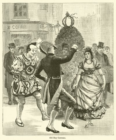 Old May Customs by English School
