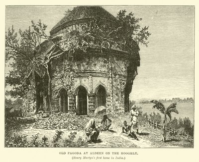 Old Pagoda at Aldeen on the Hooghly by English School