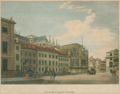 Old Palace Yard, Westminster Abbey, London by English School
