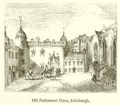 Old Parliament Close, Edinburgh by English School