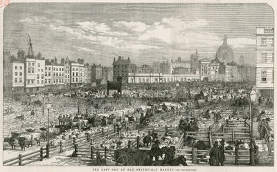 Old Smithfield Market by English School