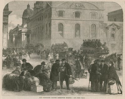 Old Pensioners Leaving Greenwich Hospital by English School