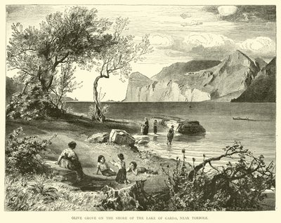Olive Grove on the shore of the Lake of Garda, near Torbole by English School