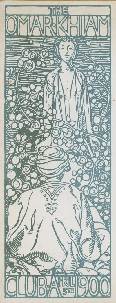Omar Khayyam Club Dinner, 5 April 1900 by English School