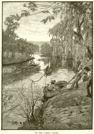 On the Yarra Yarra by English School