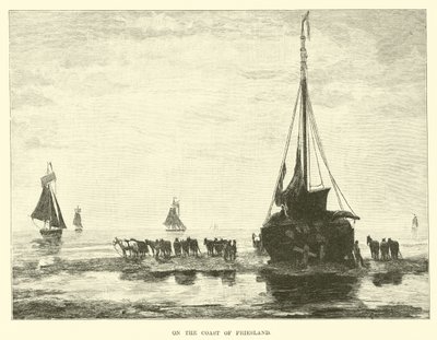On the Coast of Friesland by English School