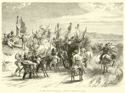 On the Way to Cervara, Artists Festival in Rome by English School