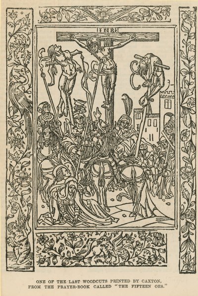 One of the Last Woodcuts Printed by Caxton by English School