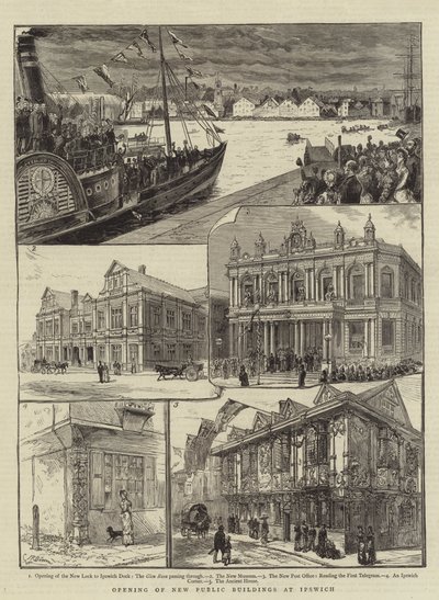 Opening of New Public Buildings at Ipswich by English School
