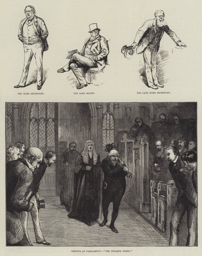 Opening of Parliament, "The Speaker comes!" by English School