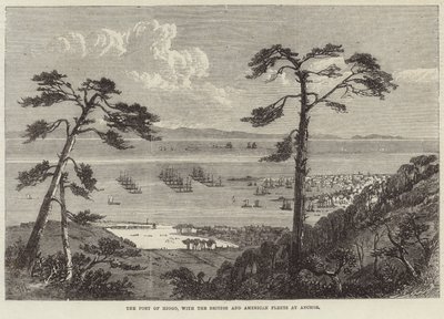 Opening of the inland sea ports of Japan by English School