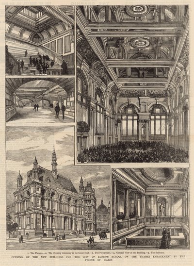 Opening of the New Buildings of the City of London School by English School