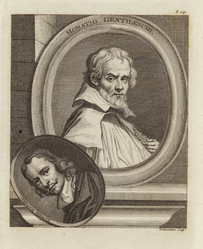 Orazio Lomi Gentileschi by English School