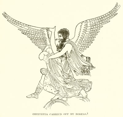 Oreithyia carried off by Boreas by English School