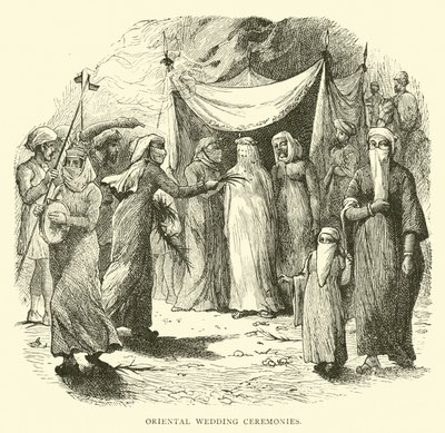 Oriental wedding ceremonies by English School