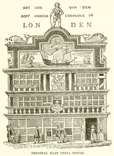 Original East India House by English School