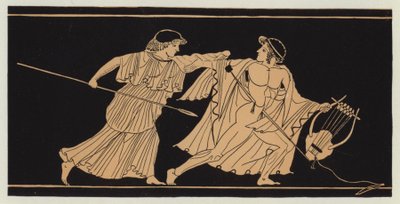 Orpheus Assailed by a Thracian Woman by English School