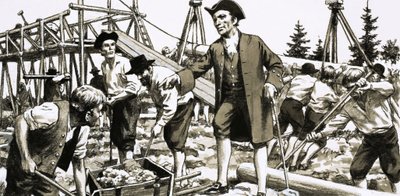 Outposts of the Empire: Land of the Lost (Nova Scotia) by English School