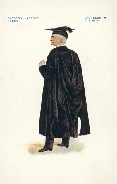 Oxford University Robes: Bachelor in Divinity by English School