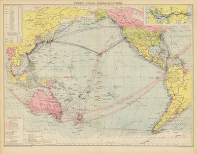 Pacific Ocean, Communications by English School