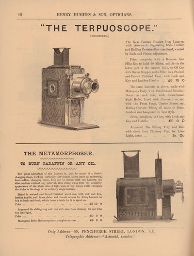 Page from Henry Hughes & Son